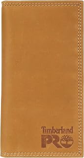 Timberland PRO Men's Rfid Leather Long Bifold Rodeo Wallet With Rfid, Wheat, One Size