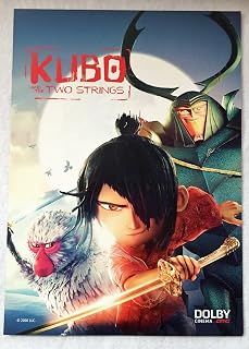 KUBO AND THE TWO STRINGS Original Promo Movie Poster D/S 11.5"x16" AMC Dolby