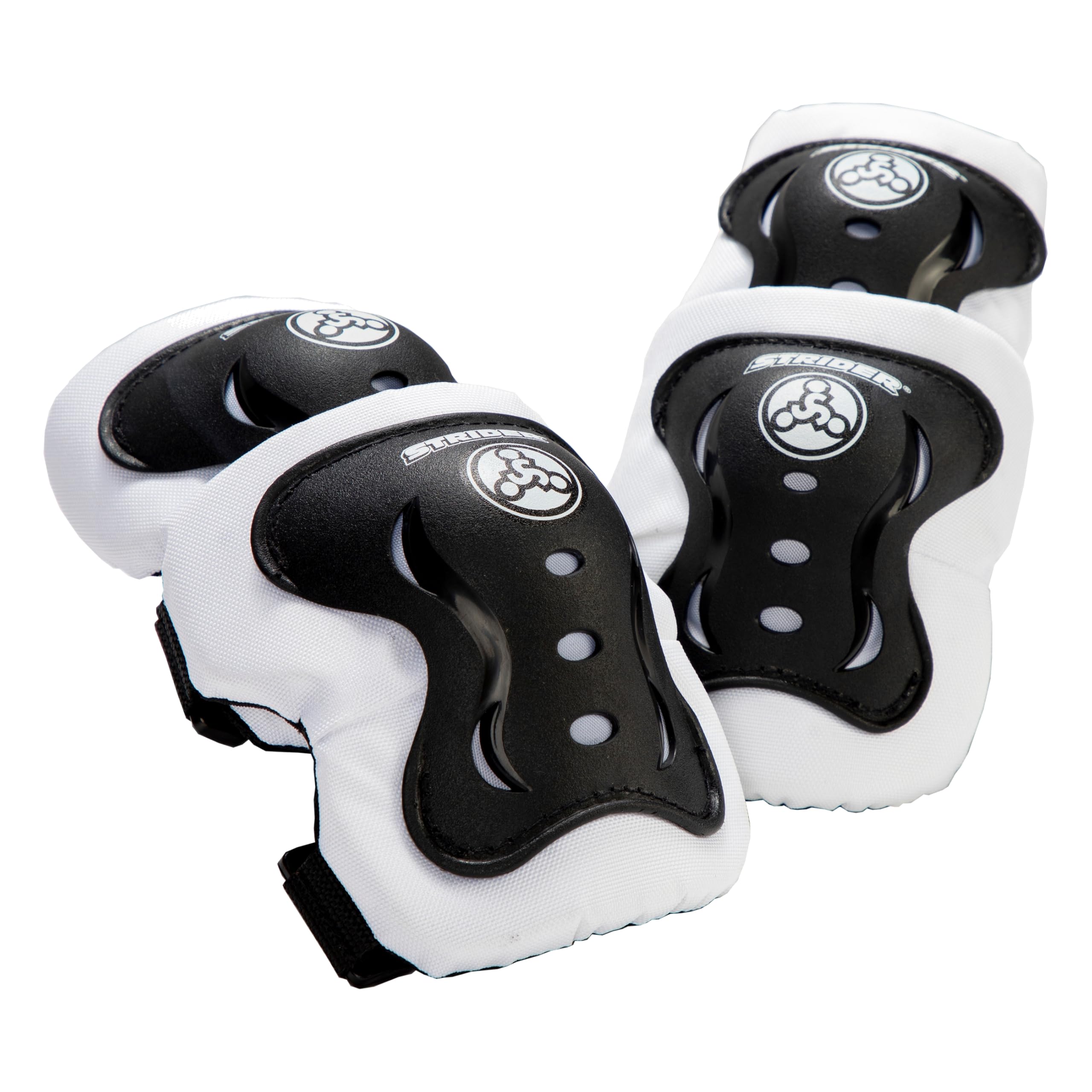 Strider Elbow & Knee Pads, Black | Durable Gear,Easy-to-Wash Comfortable and Pro