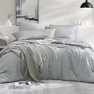 Full Size Comforter Sets-7 Pieces Ultra Soft Bed in a Bag Full Bedding Sets