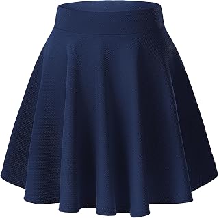 Urban Coco Women's Mini Skater Skirt (Pack of 1)