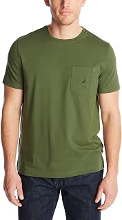 Nautica Men's T-Shirt with Round Neck, Short Sleeves, Pocket T-Shirt