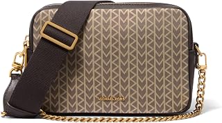 Michael Kors Womens Bryant Medium Double Zip Chain Camera Crossbody BagBryant Medium Double Zip Chain Camera Crossbody Bag