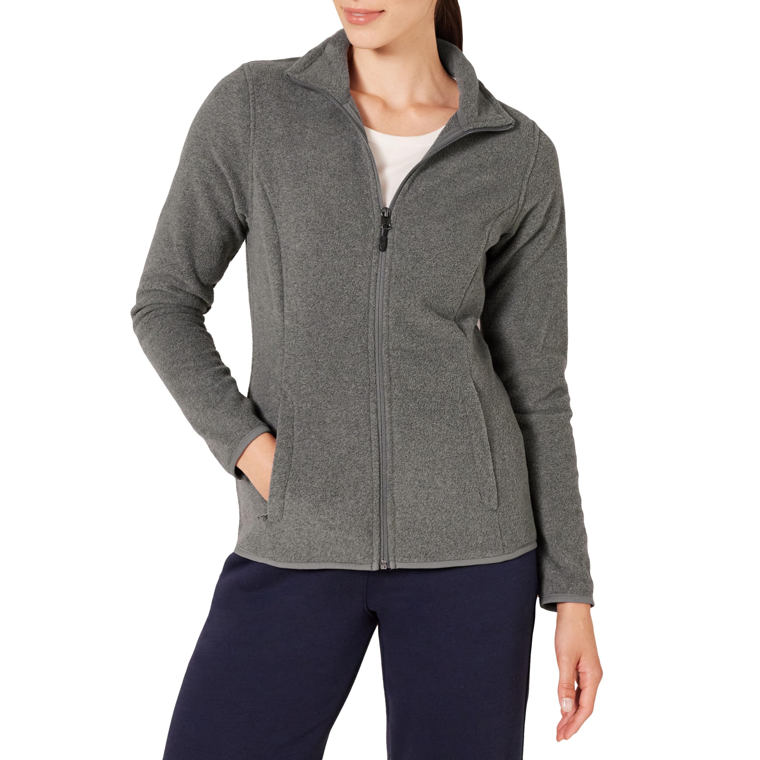Amazon Essentials Women's Classic-fit Long-Sleeved Full Zip Polar Soft Fleece Ja