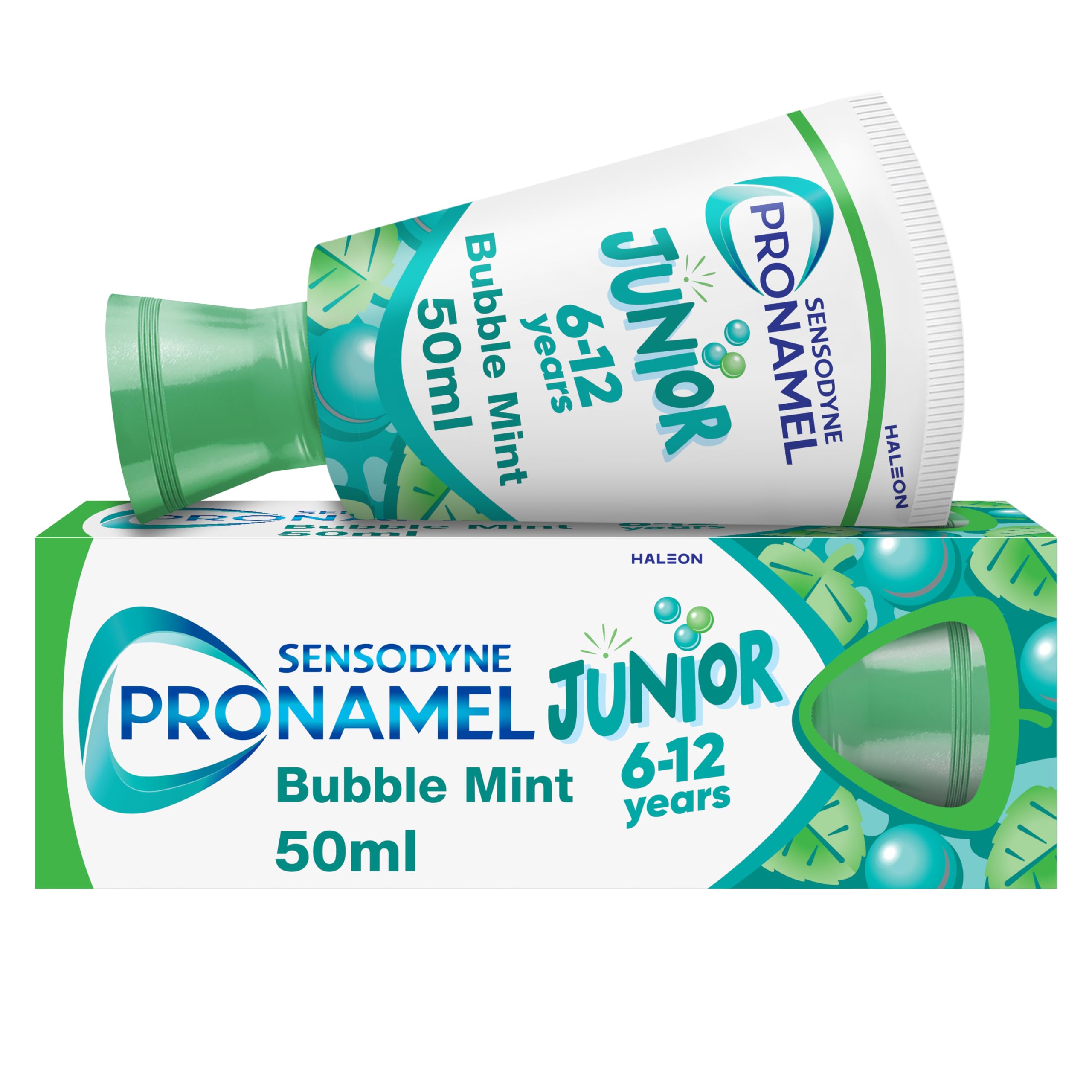 Sensodyne Pronamel Junior Bubble Mint Toothpaste, 6-12 Years, 50 ml | Kids fluor