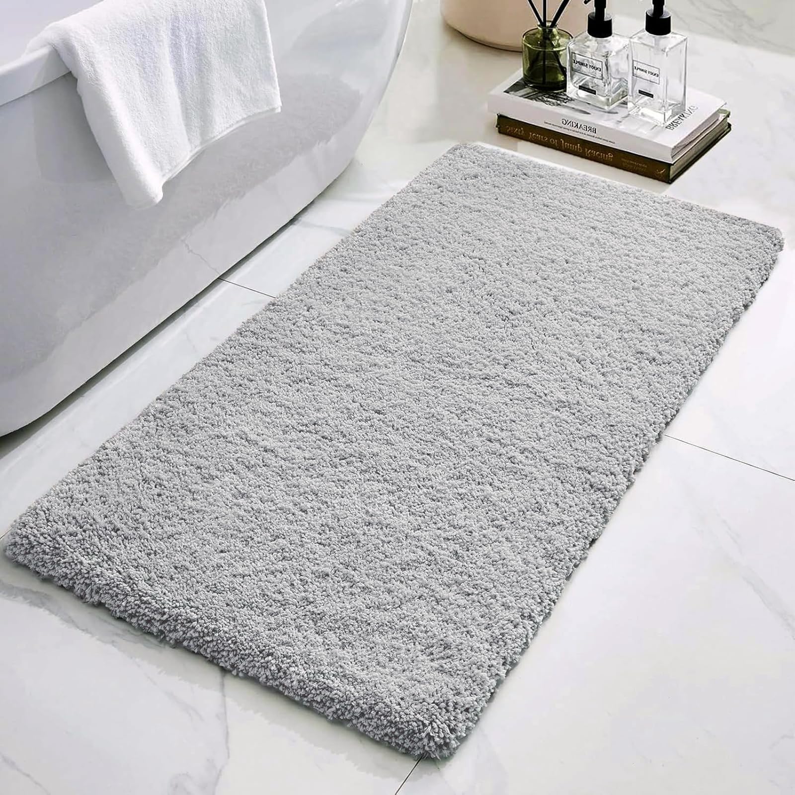Bathroom Rug Microfiber Absorbent Soft Non Slip 122