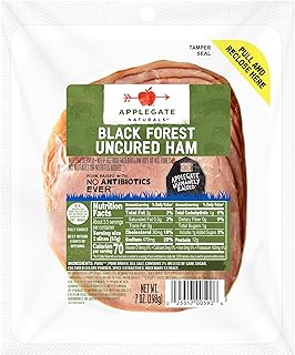 Applegate, Natural Uncured Black Forest Ham, 7oz