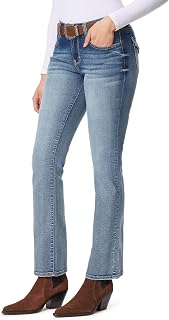 WallFlower Legendary Slim Belted Bootcut Jeans for Women, Sizes 0 to 24