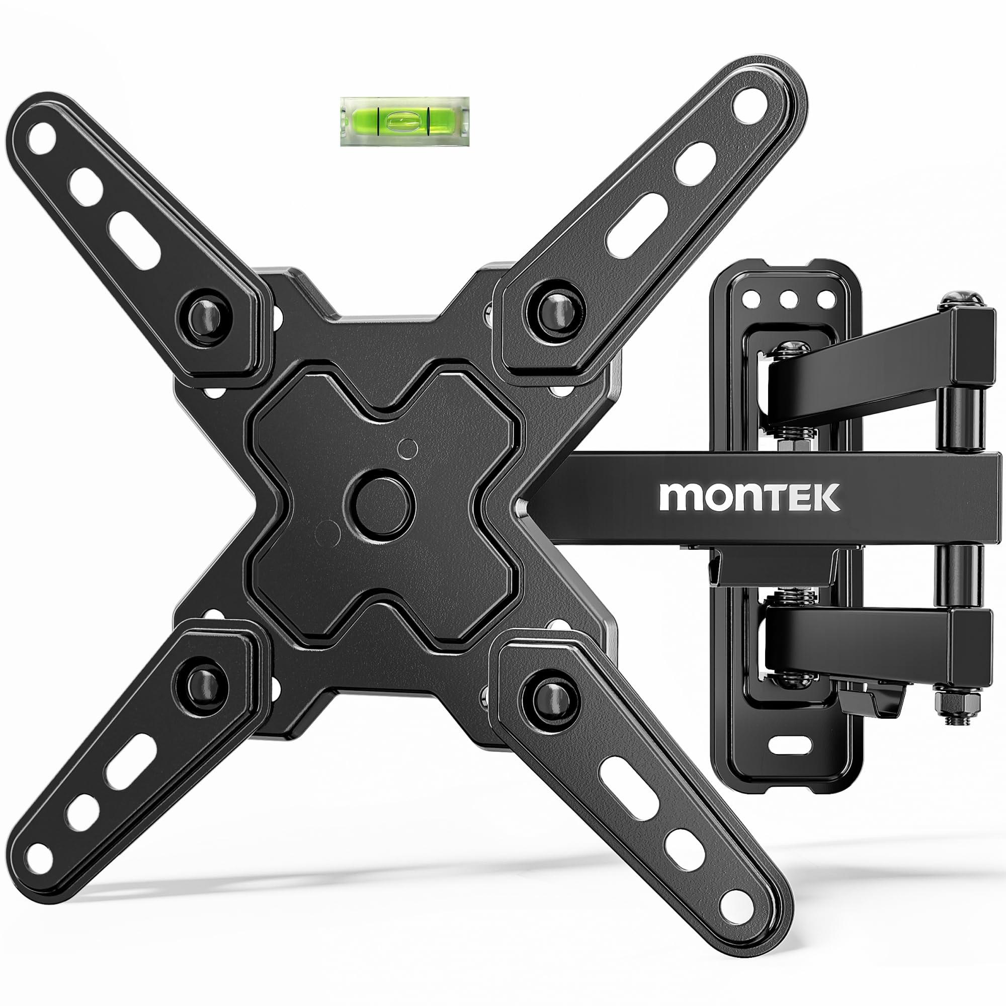 monTEK Full Motion Small TV Wall Mount for 13-43 Inch TVs up to 44 lb | ±90° Swi