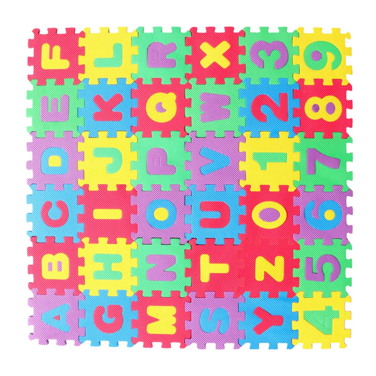 BESPORTBLE 36pcs Foam Puzzle Play Mat Interlocking EVA Floor Tiles with Alphabet