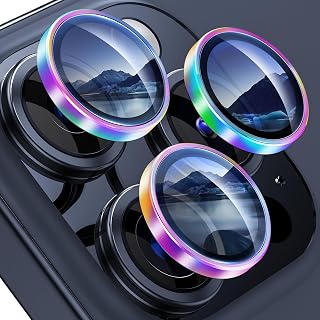 WSKEN for iPhone 15 Pro/iPhone 15 Pro Max Camera Protection 9H