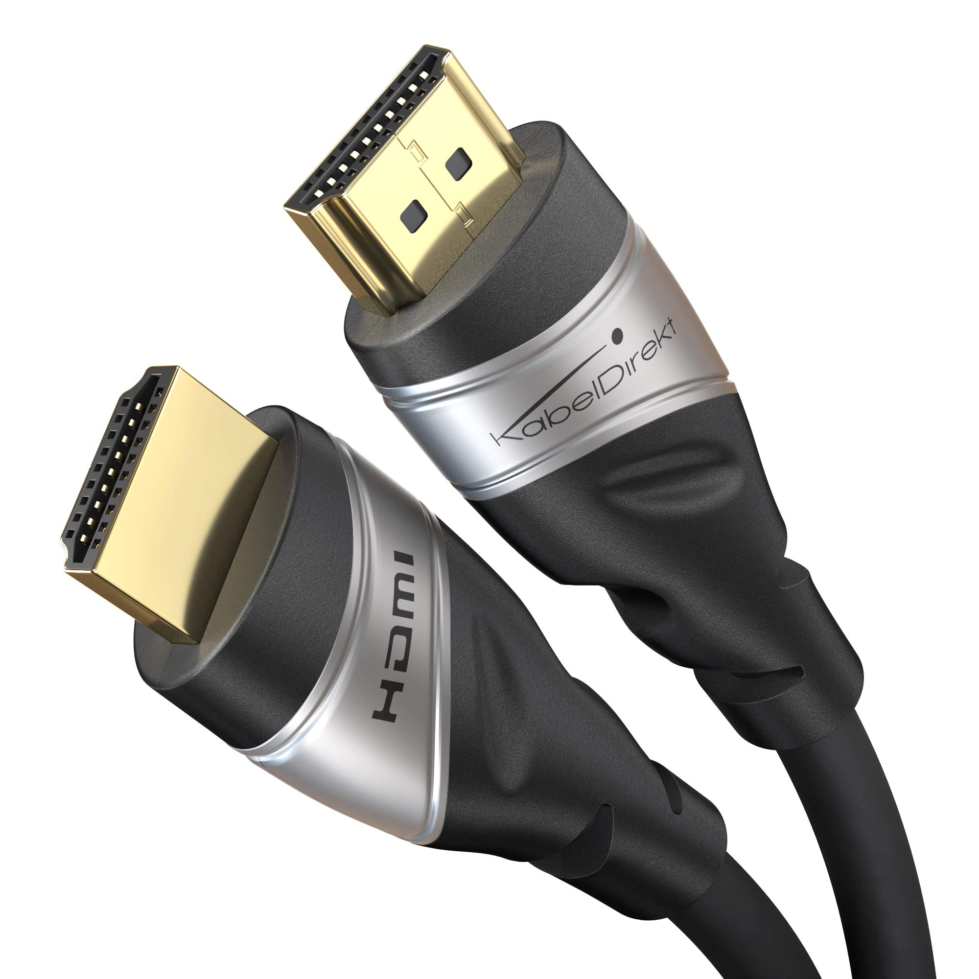 KabelDirekt – 10K & 8K HDMI 2.1 Cable – 1m, certified