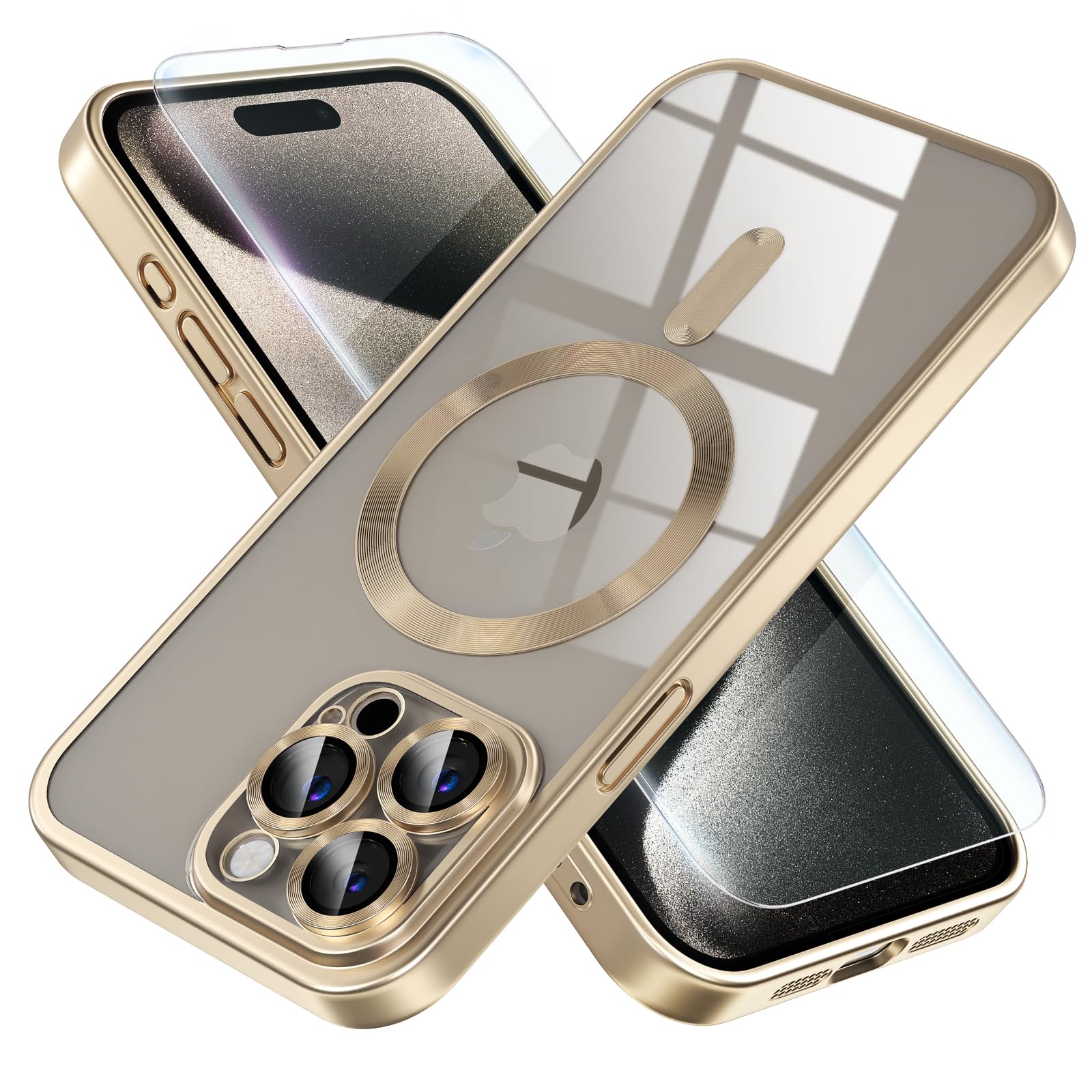 Magnetic for iPhone 15 Pro Max Case Compatible with MagSafe