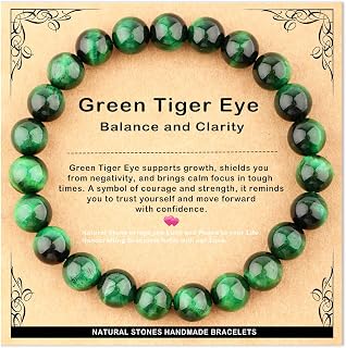 AD Beads 4mm6mm8mm10mm Handmade Bracelet - Natural Gemstone for Peace and Tranquility - Meditation, Yoga, Healing and Energy Gift for Unisex