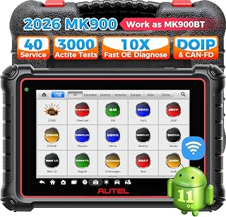 Autel MaxiCOM MK900 OBD2 Scanner, 2026 Bidirectional Tests, CAN-FD&DOIP