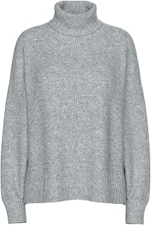 PIECES Pcmalou LS Rollneck Knit Noos BC Pcmalou LS Neck Rollneck Knit Noos BC Women (Pack of 1)