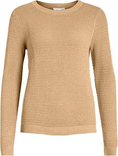 Vila Vidalo O-Neck L/S Knit Top- Noos Vidalo O-Neck L/S Knit Top - Noos Women's (Pack of 1)