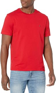 Tommy Hilfiger Tommy SS Crew Men's T-Shirt, Apple Red, M