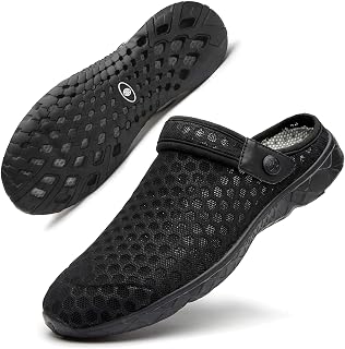 Unisex Clogs, Slippers, Summer Beach Shoes, Leisure Shoes, Sandals with Breathable Mesh and Non-Slip Soft Sole, Sandals for Women and Men, EU 36–48, UK 3–13