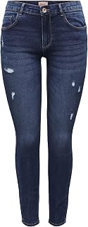 Only - Onldaisy Reg Push Up SK Ank Dest Pim Box, Women's Jeans
