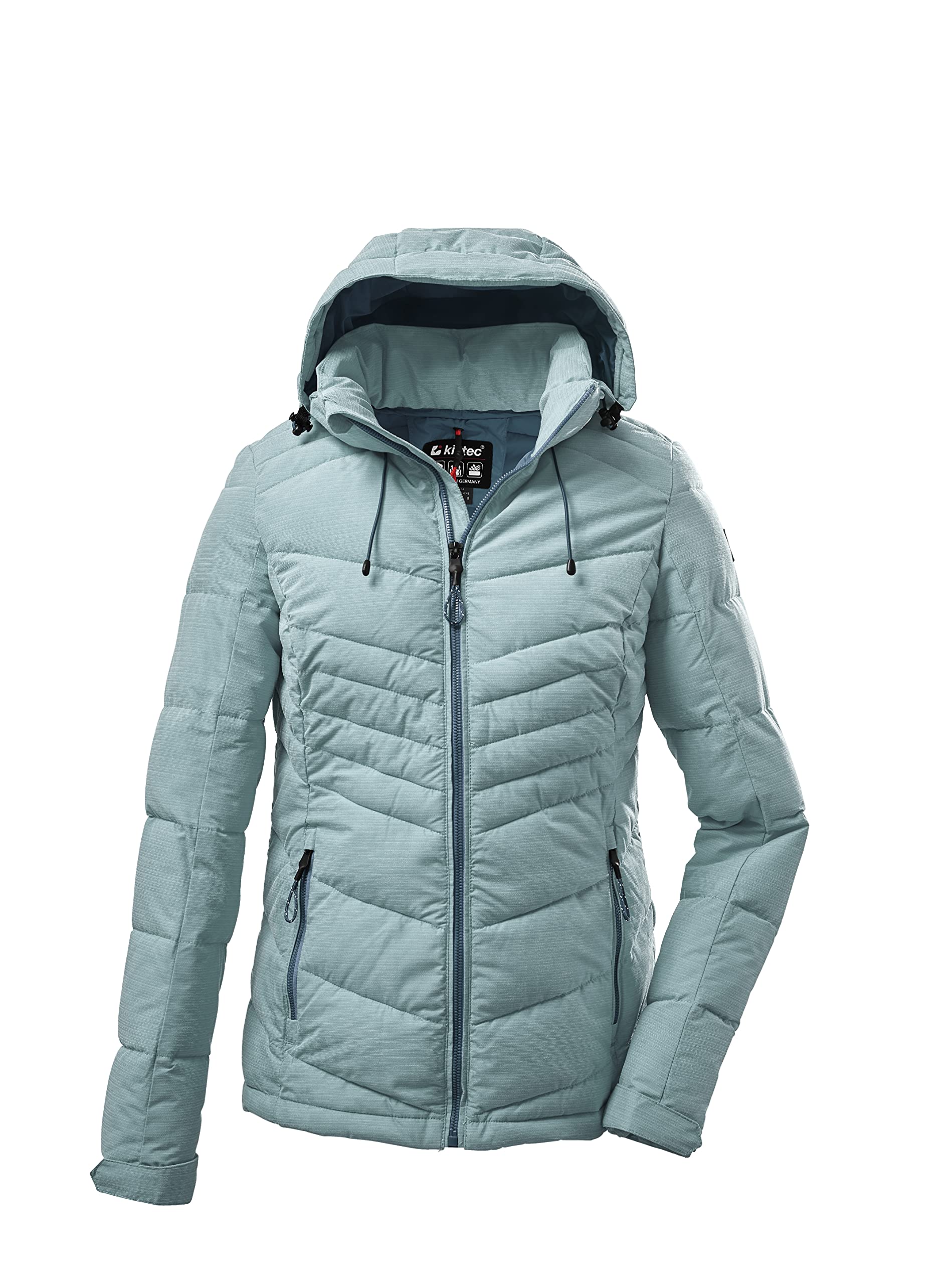 Killtec Kow 149 Wmn Qltd Jckt Women's Down Jacket with Detachable Hood with Zip