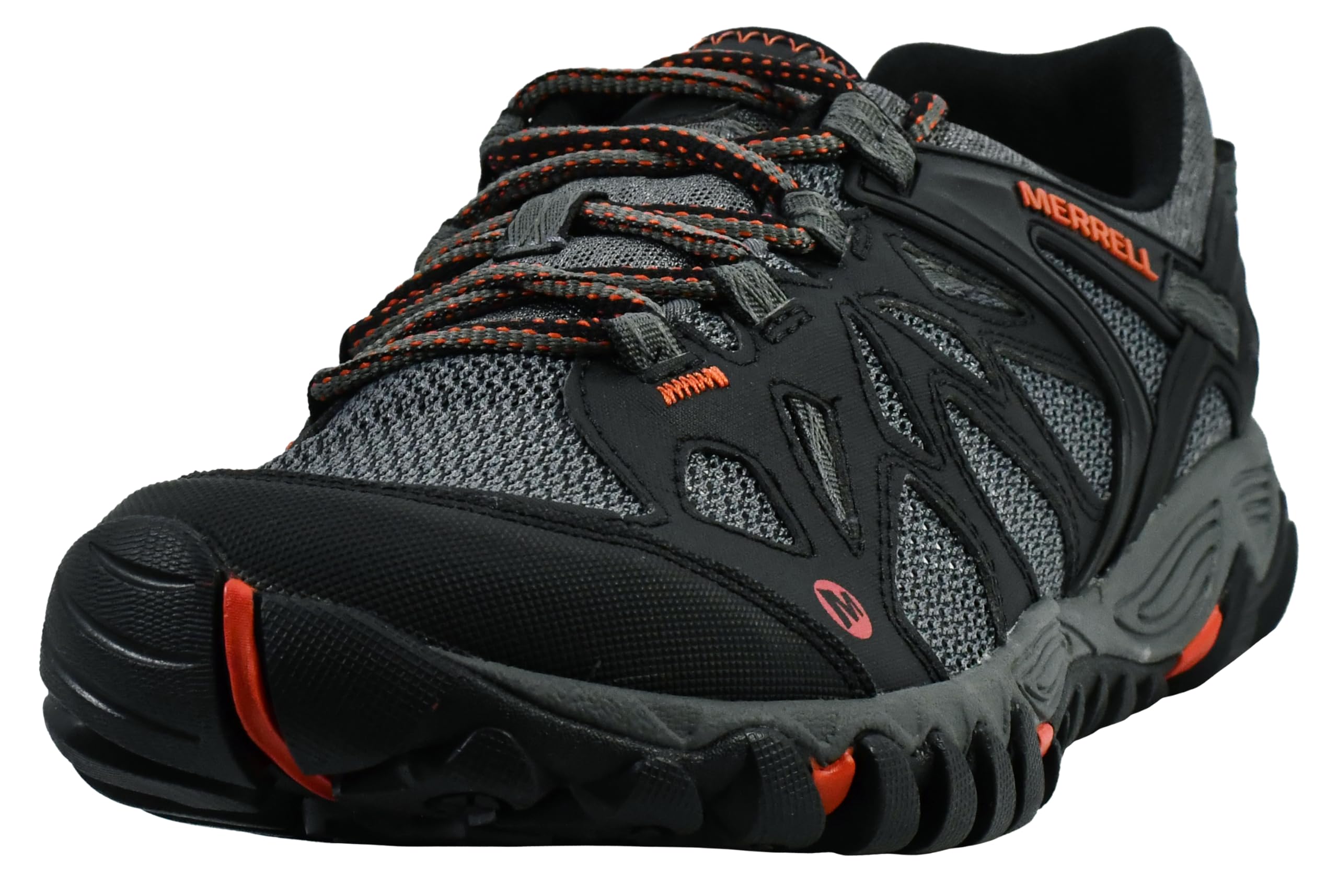 Merrell All Out Blaze, Men’s Speed Laces Multisport Outdoor - Black/Red, 12.5 UK