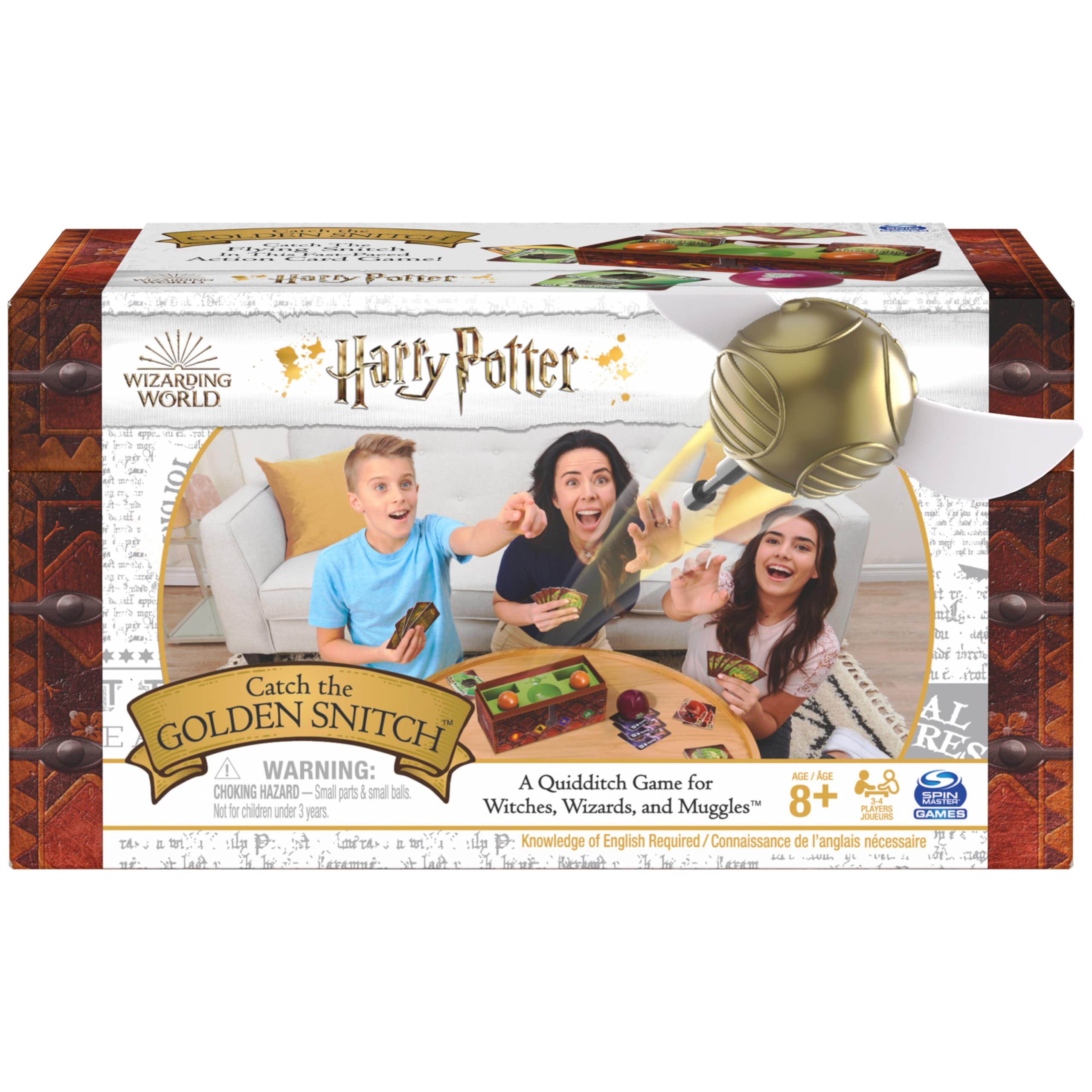 Spin Master Games Harry Potter Catch The Golden Snitch Family Game Night | Fast-