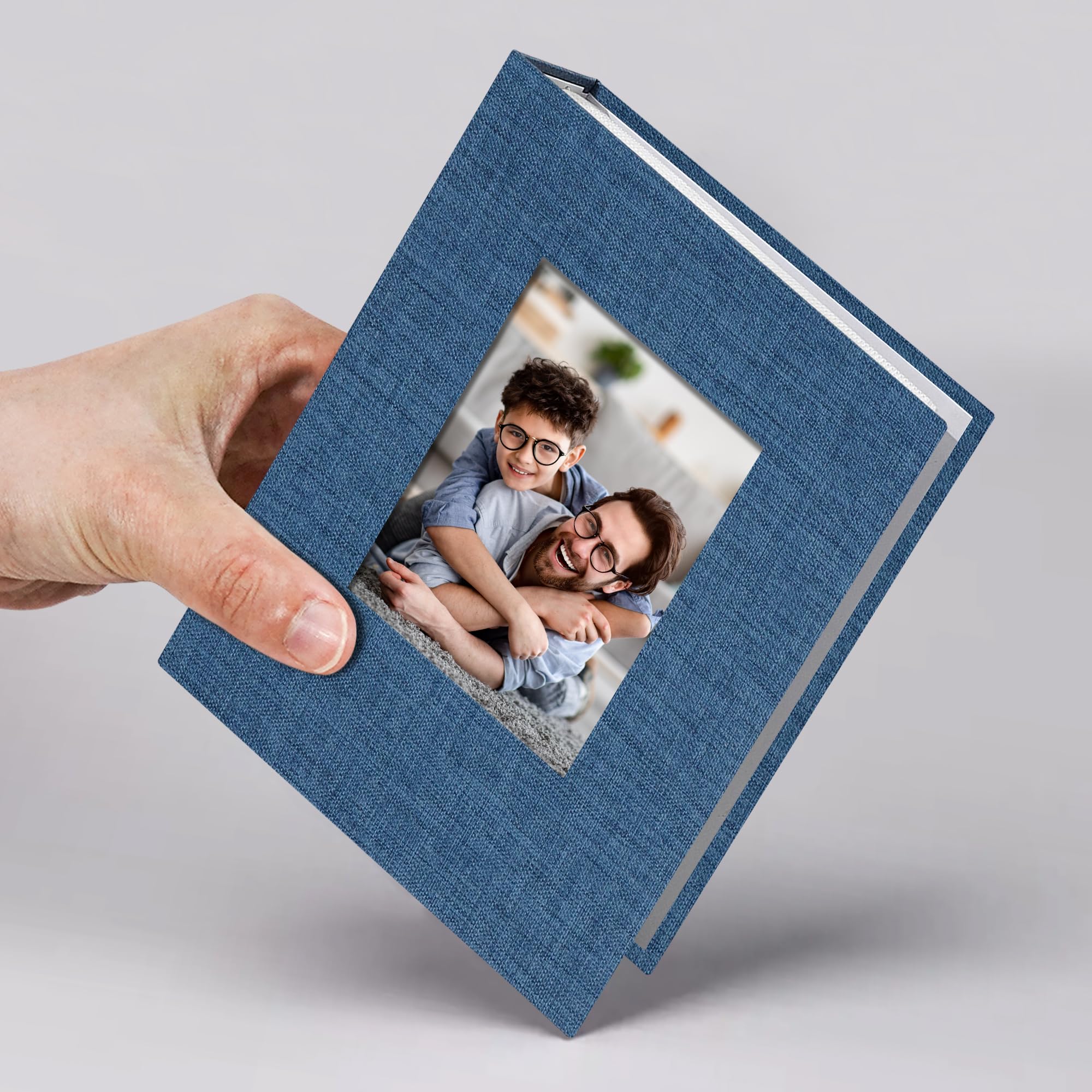 Vienrose Small Photo Album 4x6 Slip-in Picture Album 50 Pages Holds 100 Photos, 