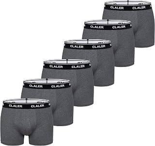 Men's Boxer Shorts Cotton Soft Pack of 6
