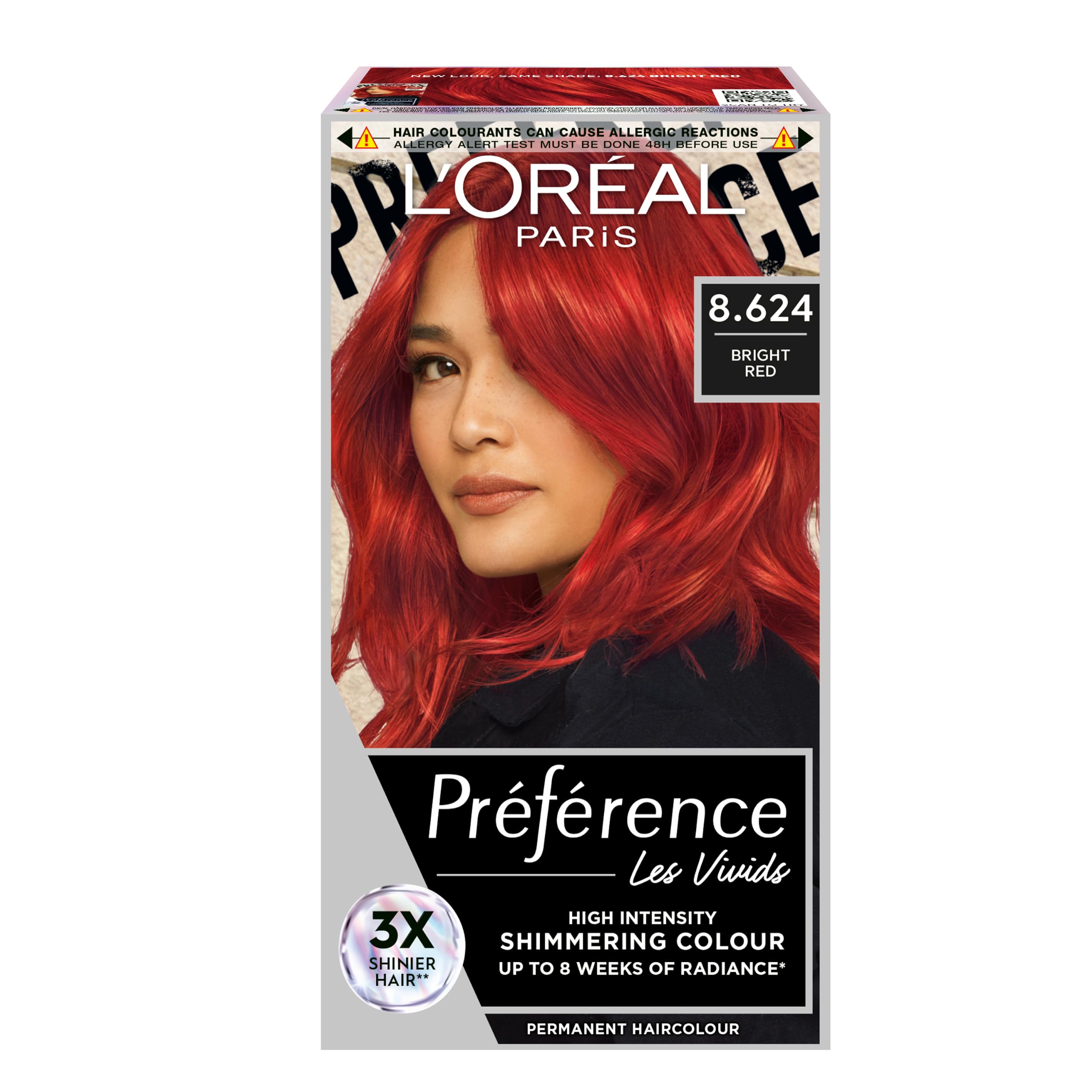 L'Oreal Paris Permanent Hair Colour, Long Shine and Intense Colour for up to 8 W