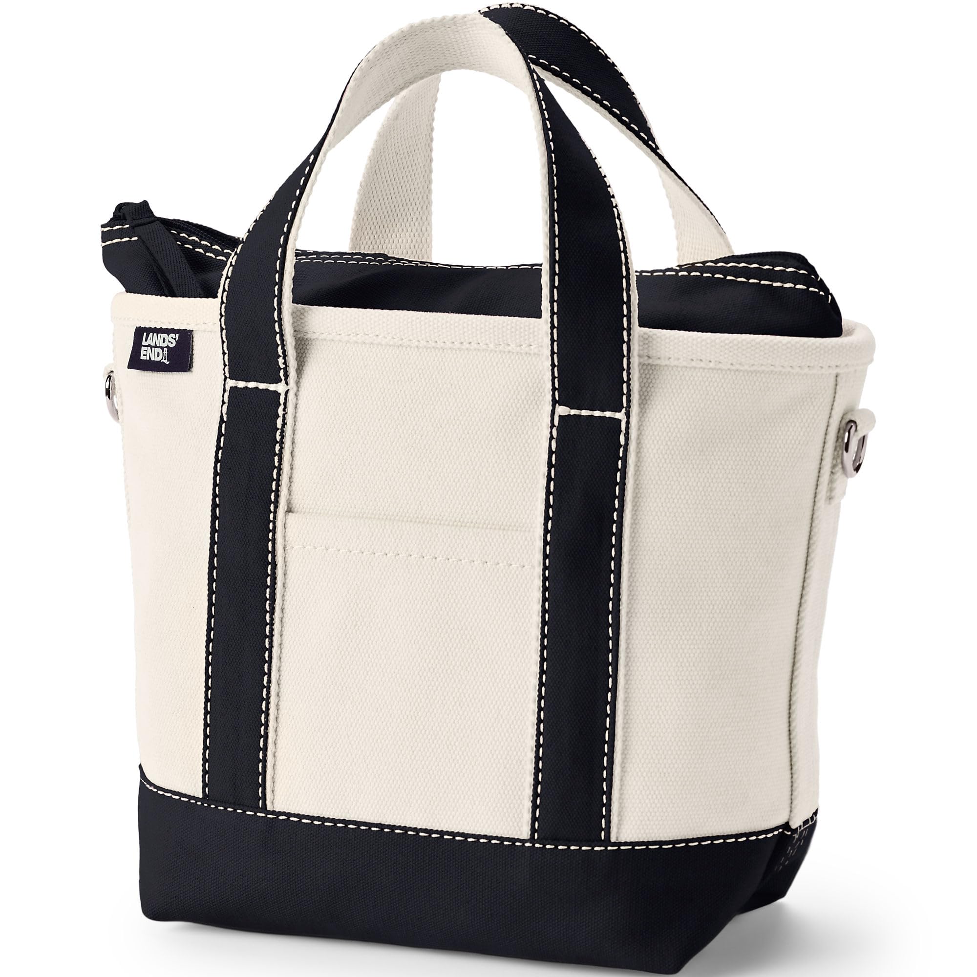 Lands' End Zip Canvas Tote