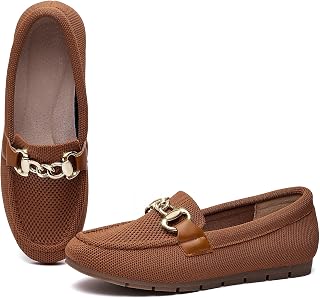 ABEJOJO Women Loafers Comfortable Casual Flat Shoes Walking Driving Elegant
