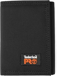 Timberland PRO Mens Cordura Nylon RFID Trifold Wallet with Id Window Wallet