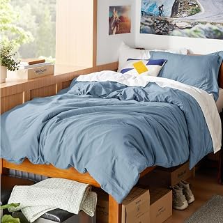 Bedsure Mineral Blue Duvet Cover Twin/Twin XL - Prewashed Soft Bedding
