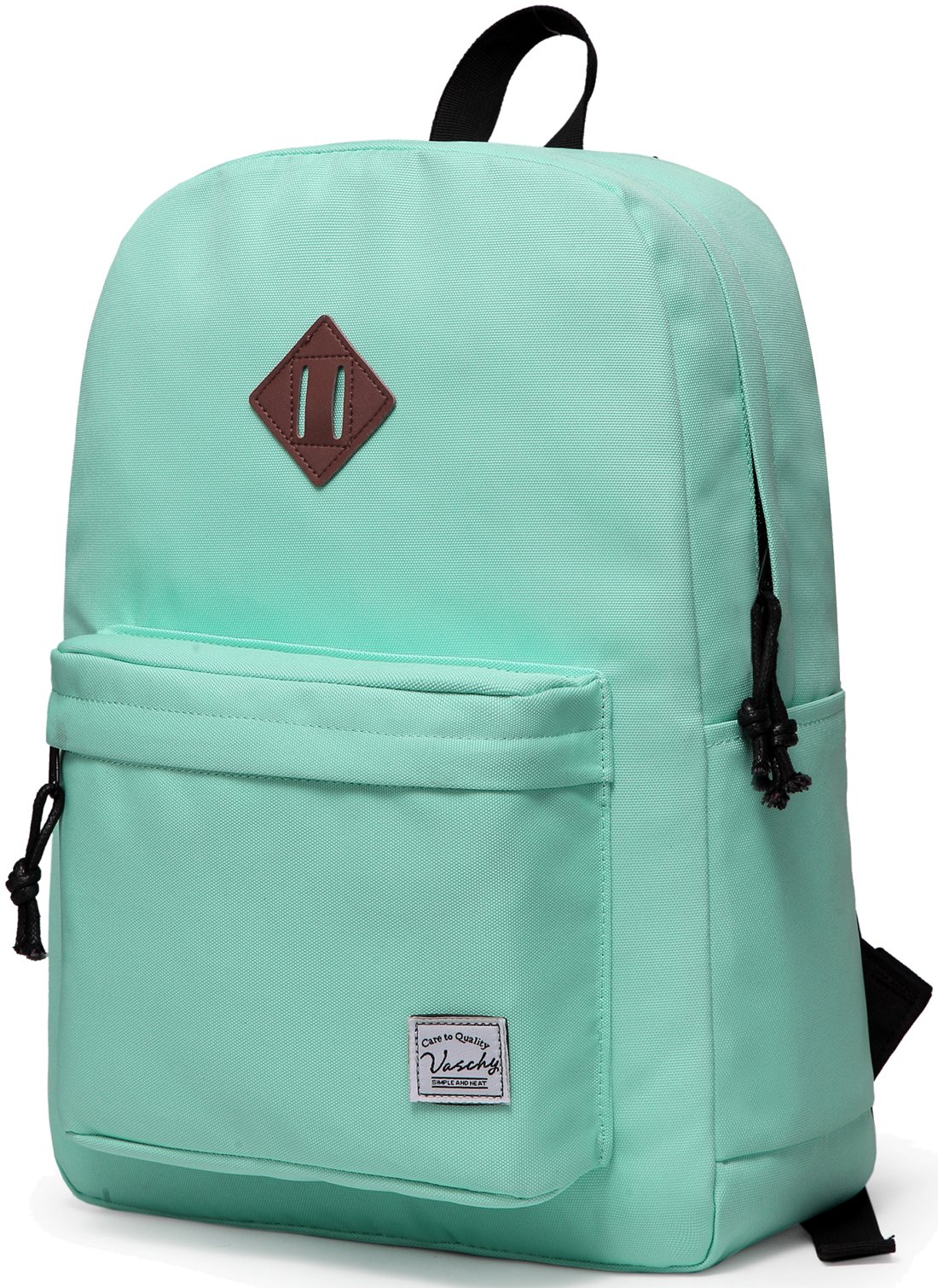 Vaschy Lightweight School Backpack, Water Resistant 20 Liters Backpack for Teen 