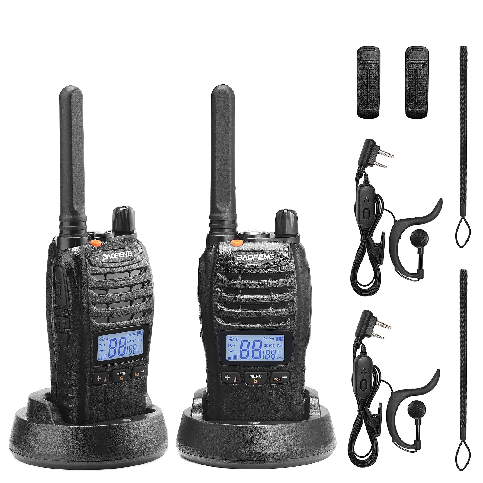 BAOFENG BF-88ST Pro PMR446 Walkie Talkies Long Range, License-Free Radio | Recha