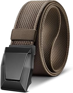 Tactical Belt for Men, 1.5" Stretch Nylon Gift Belt for Hiking Military Work Quick Release