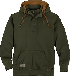 Legendary Whitetails Mens Tough as Buck 1/4 Zip Action Hoodie
