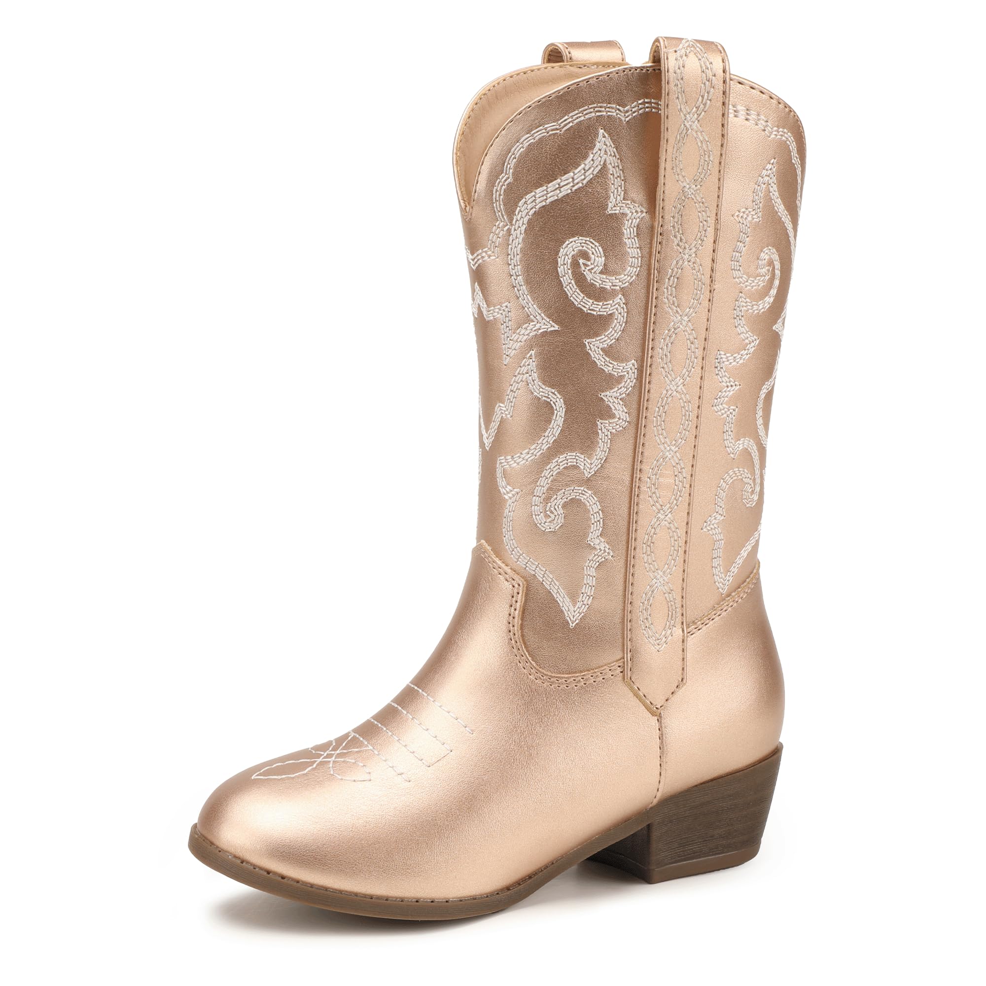 Hehainom Cowgirl Boots for Girls Kids Western Riding Boot