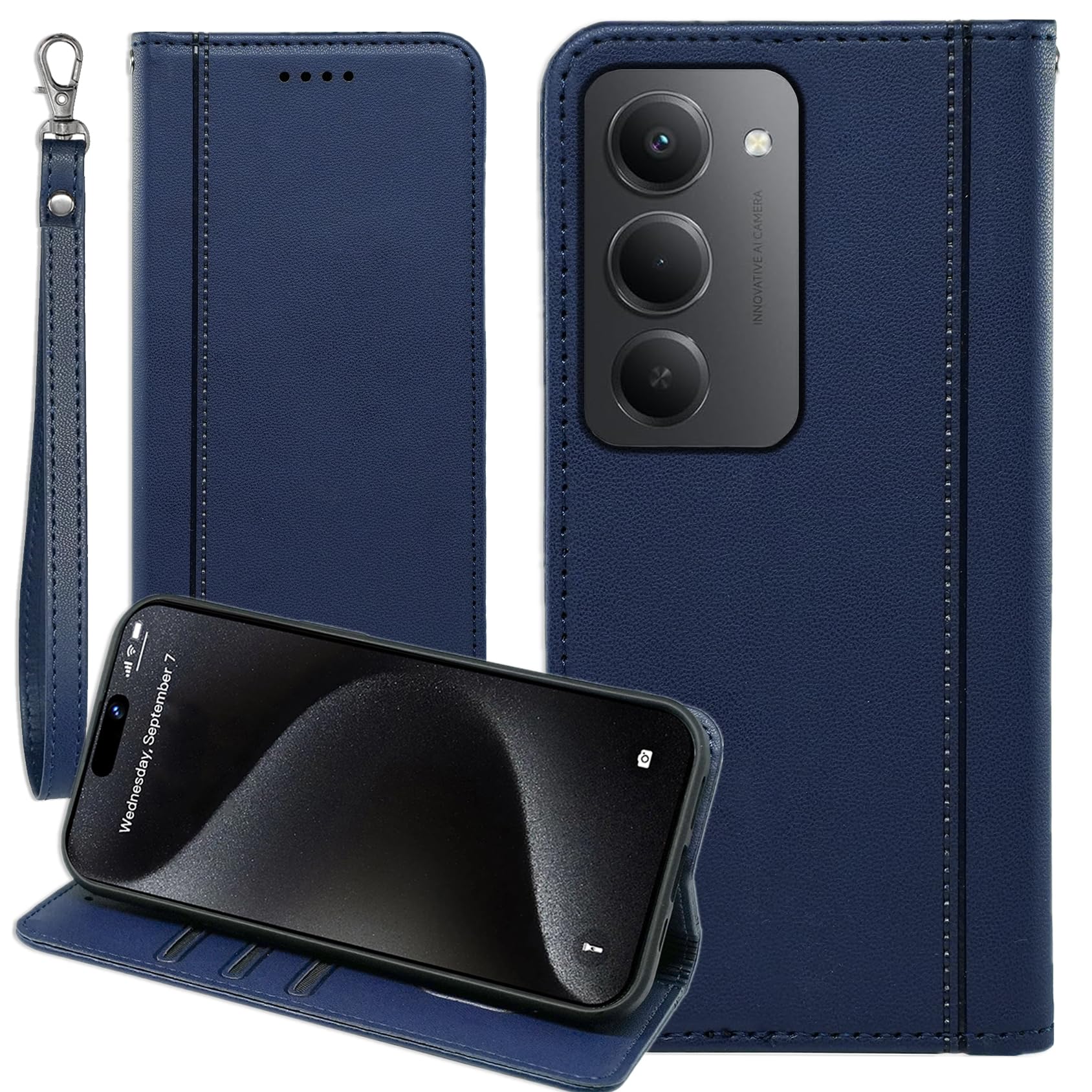 Xiaomi Redmi 15 5G Case Notebook Type [Cobeimisr Card Case Included] Xiaomi Redm