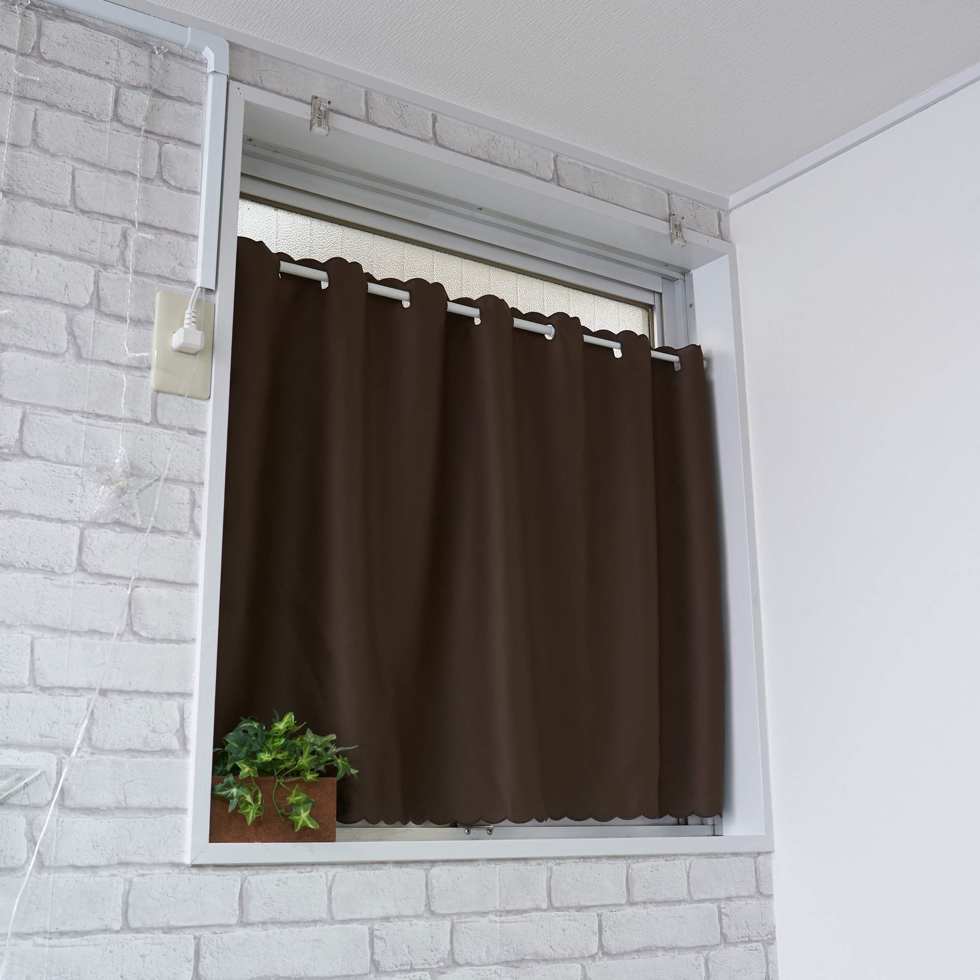 cloth shop fabric store Cafe Curtain for Small Windows Heat Shielding Thermal In