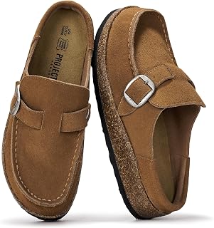 Project Cloud Zoccoli da donna in vera pelle, in memory foam e resistenti all'acqua, antiscivolo e durevoli, scarpe casual da donna (Carline)