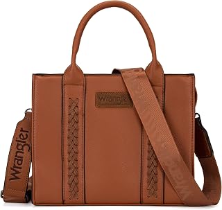Wrangler Ladies Tote Bag Top Handle Tote Bag with Adjustable Strap