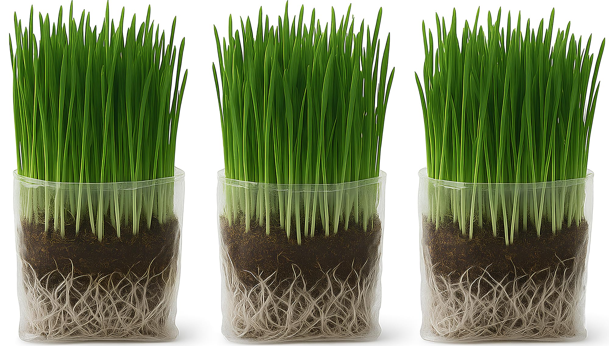 The Cat Ladies Cat Grass for Indoor Cats - Organic Pet Grass Grow Bag Kit - Seed