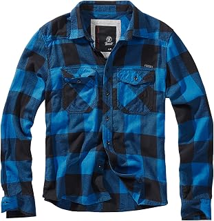 Brandit Individual Wear Men's Flannel Check Shirt Long Sleeve Classic
