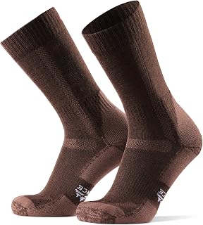 DANISH ENDURANCE Hiking Socks, Climbing Socks, Merino Wool, Thick Cushion, Blister Prevention, Antibacterial, Odor Resistant, Men's, Women's