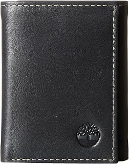 Timberland Men's Leather Trifold Wallet with ID Window