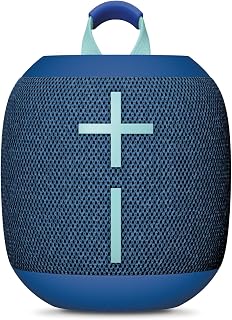 Ultimate Ears WONDERBOOM 4 Portable Waterproof Speaker - Blue | Balanced 360-Degree Sound and Bass, Dustproof, Floating, 131ft (40m) Range