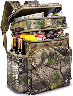 Laripwit Cooler Backpack 54 Cans Insulated Cool Bag Rucksack Leak-Proof Picnic Backpack for Men Women - Perfect Large Soft Cooler Rucksack for Travel, Camping, Lunch, Beach
