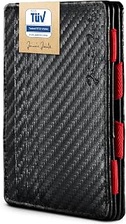 Jaimie Jacobs Flap Boy Slim Magic Wallet - Magic Wallet with RFID Protection for Credit Cards, Card Holder for Men Genuine Leather